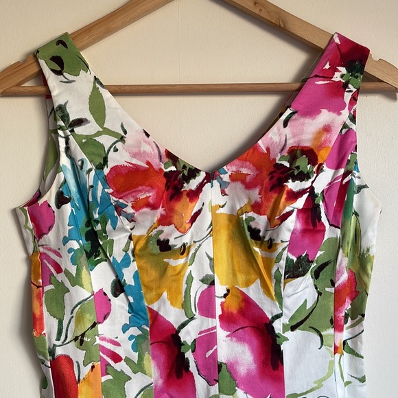 LAUREN BY RALPH LAUREN | Floral fit and flare dress - Picture 6 of 11